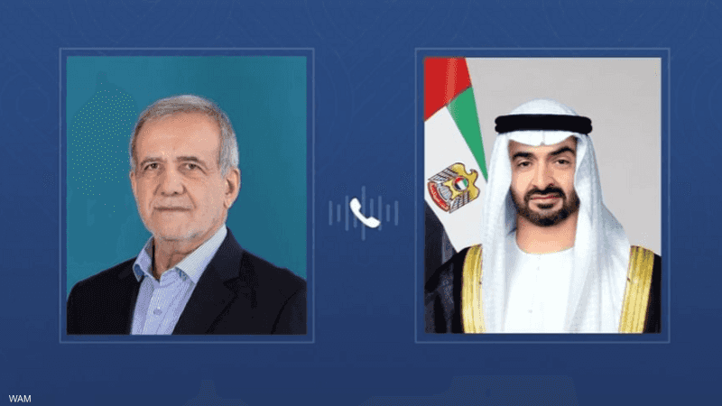 Appel téléphonique entre Ben Zayed et Bazargan pour discuter des relations bilatérales