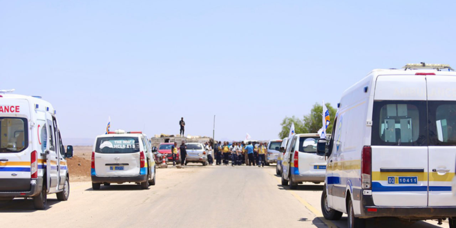 Wiedereröffnung des humanitären Korridors von Busra al-Sham nach Sicherung der Region