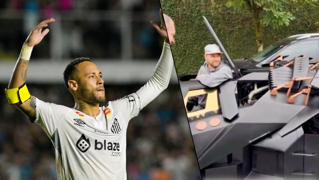 ¡El sueño de la infancia se hace realidad con la Batimóvil en manos de Neymar!