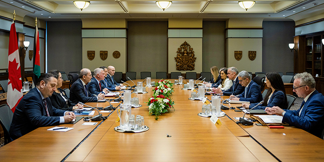King Abdullah Renews Jordan's Support for Syria's Security and Stability