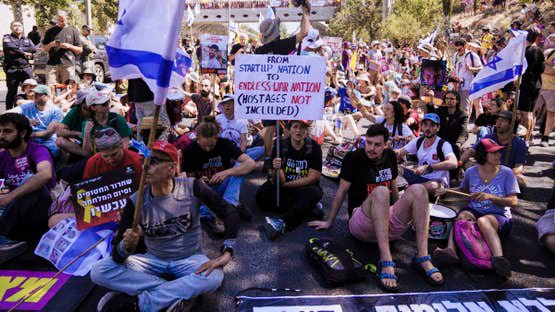 Protestas y huelgas en Israel debido a la guerra de Gaza y los rehenes retenidos