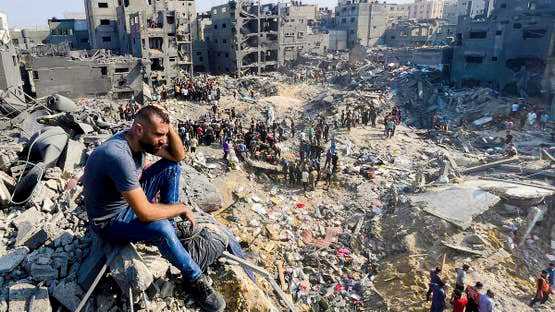 Israeli Bombing of Jabalia and the Fall of Dozens of Victims During Aid Distribution