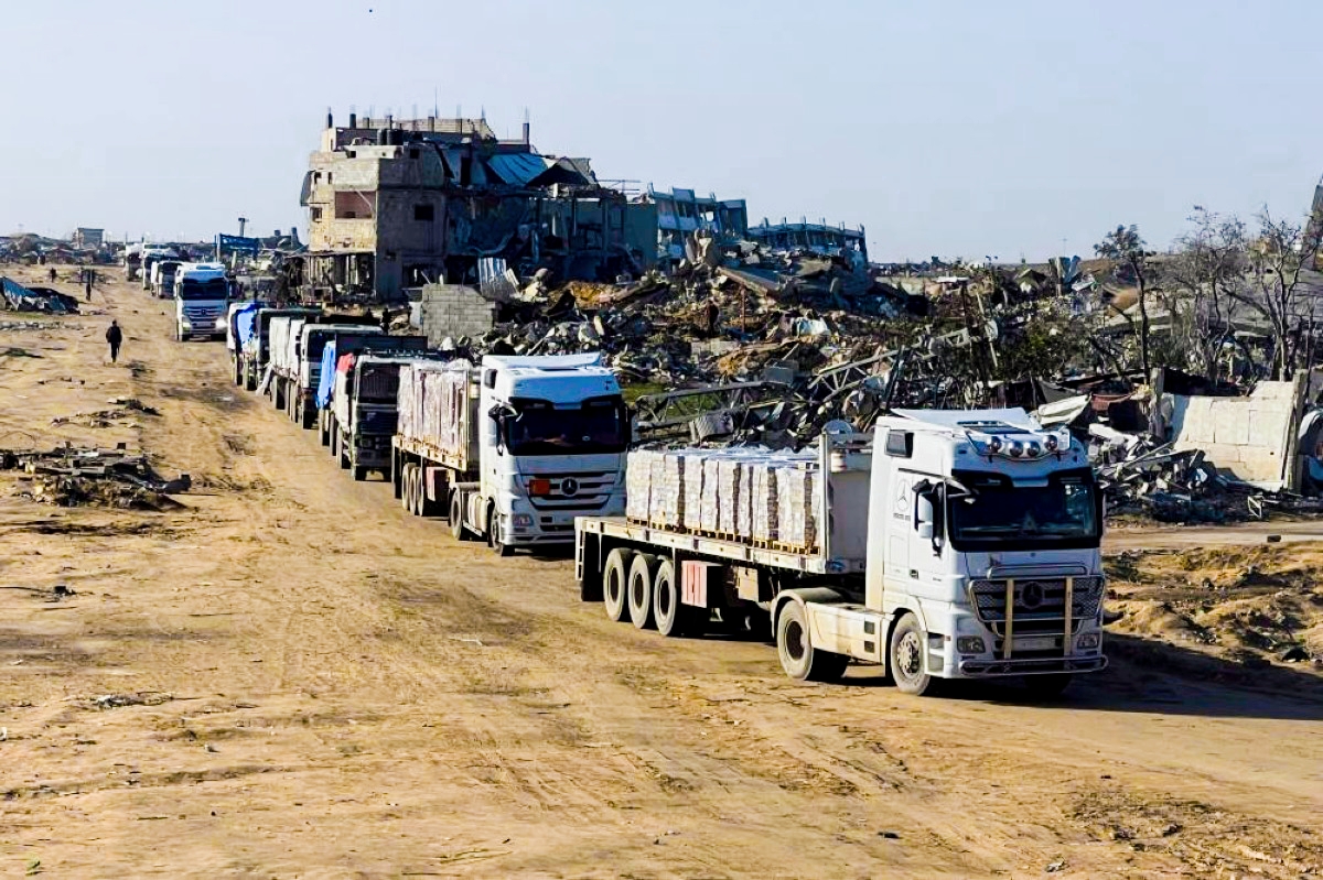 El cruce de Rafah abre sus puertas para la entrada de 400 camiones de ayuda a Gaza