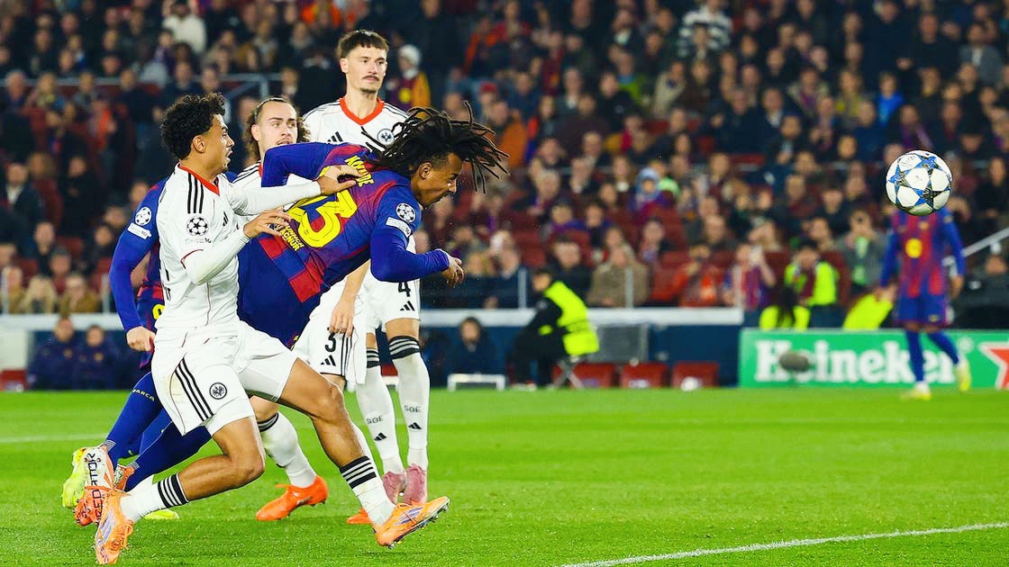 ברצלונה מתעלה על איינטרכט פרנקפורט בליגת האלופות