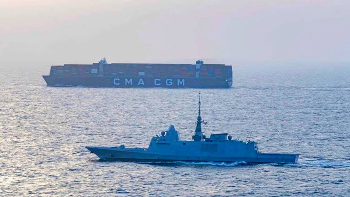 L'opération "Aspide" met en garde les navires de commerce en mer Rouge et dans le golfe d'Aden contre des menaces potentielles