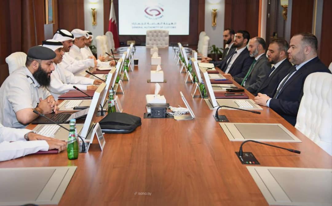 Syria and Qatar Discuss Enhancing Customs and Digital Cooperation During Official Visit