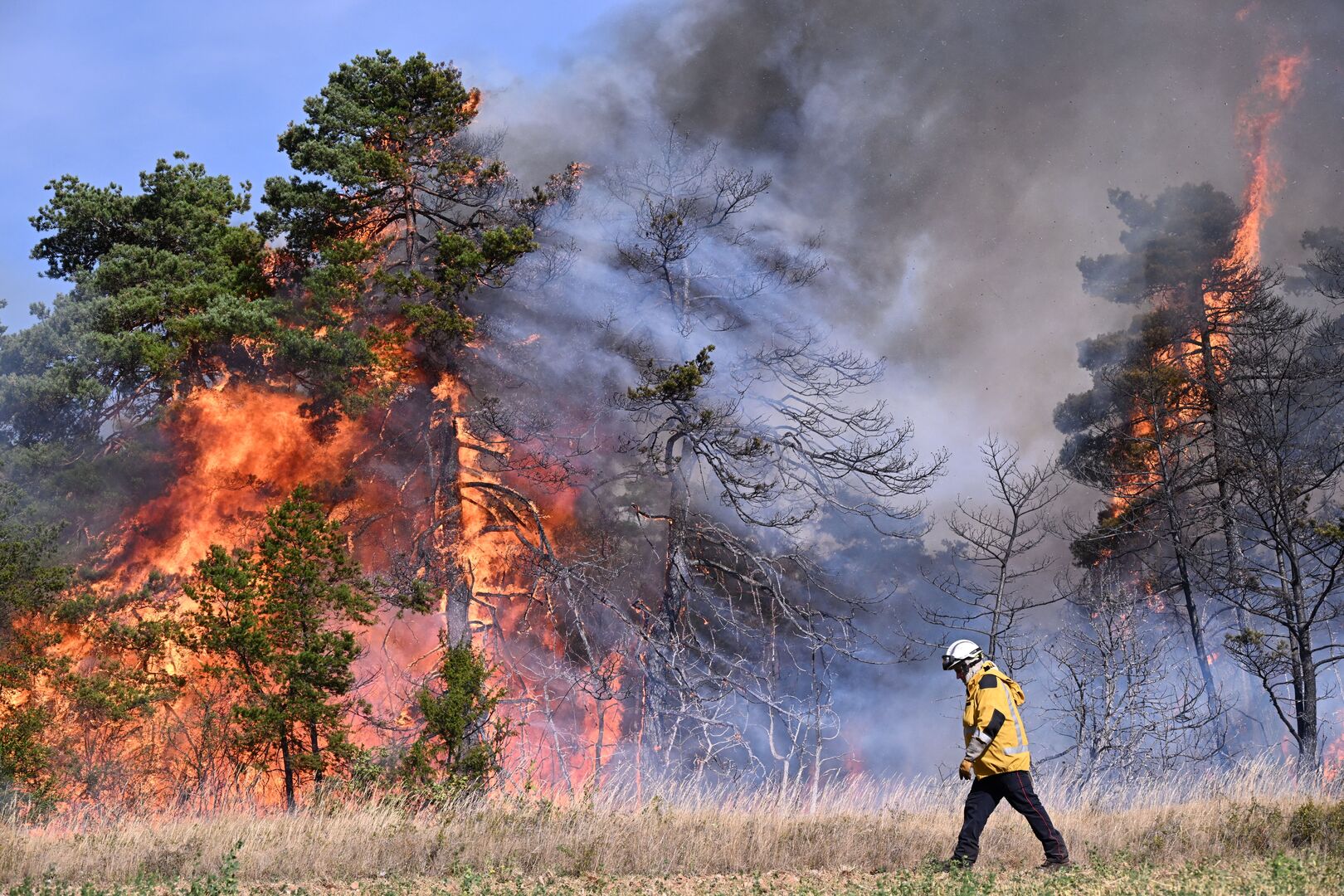 Major Fires Sweep Through Southern France
