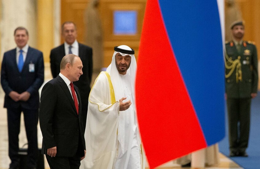 Talks between Zayed and Putin .. Moscow Ready to Mediate between Iran and Israel
