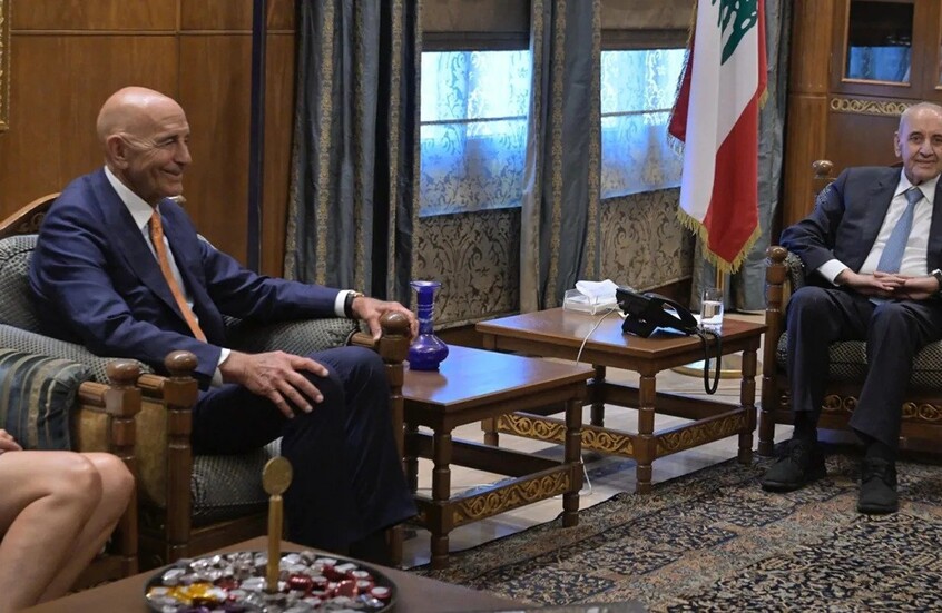 بري : الاجتماع مع توم باراك كان "جيدا وبناء"