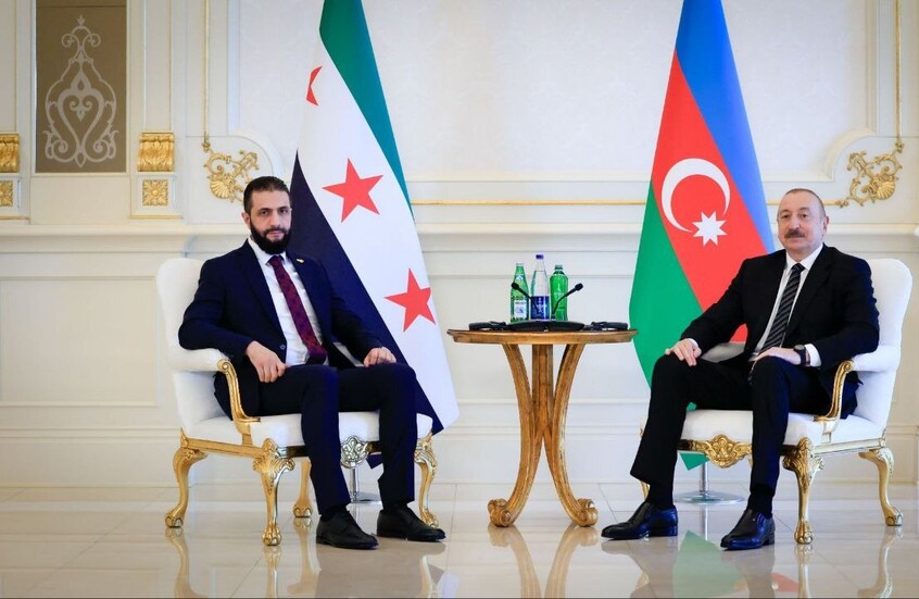Syrian President Ahmad Al-Shar'a Visits Azerbaijan in Official Visit