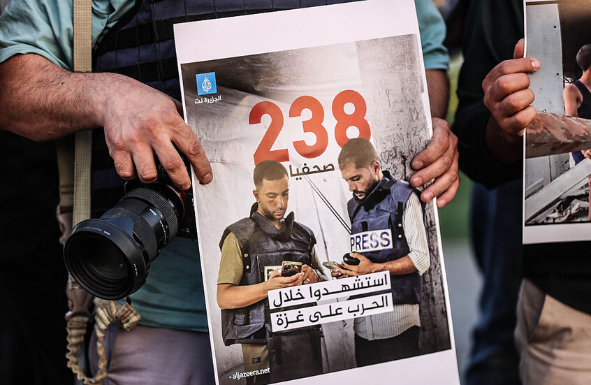An International Coalition Calls on Israel to Allow Journalists Immediate Access to Gaza and Ensure Their Protection