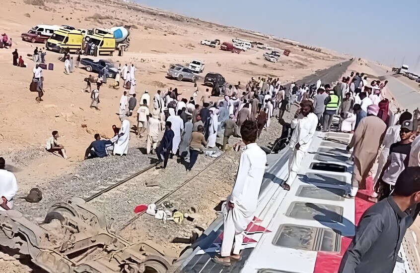 Ägypten.. 85 Verletzte bei einem Zugunglück in der Provinz Matrouh