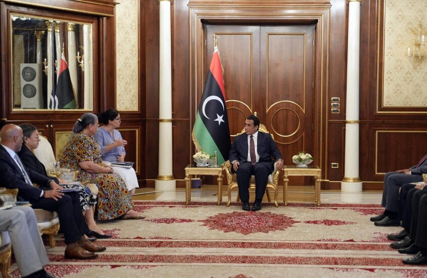 Libye .. Menfi discute avec l'envoyée spéciale des Nations Unies les efforts de désescalade politique et de sécurité à Tripoli