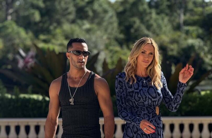Mohamed Ramadan Surprises His Audience with His Appearance with Lara Trump and Her Daughter in Miami