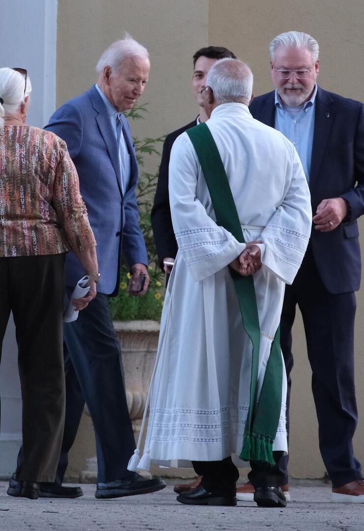 Biden'ın prostat kanseri tedavisine başlamasından sonraki ilk kamuya açık görünümü