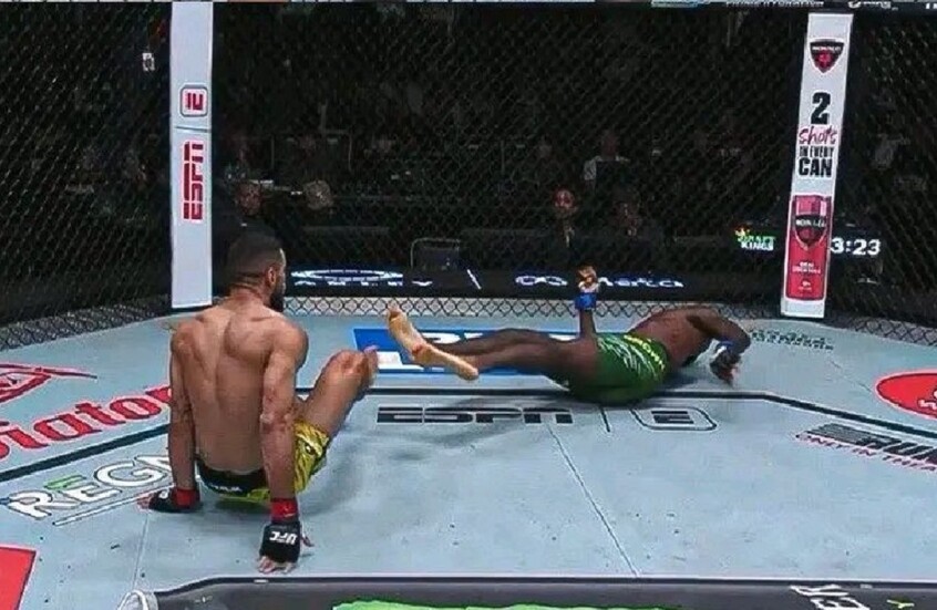 Gabriel Bonfim Defeats Randy Brown with Knee Strike at UFC Fight Night 264