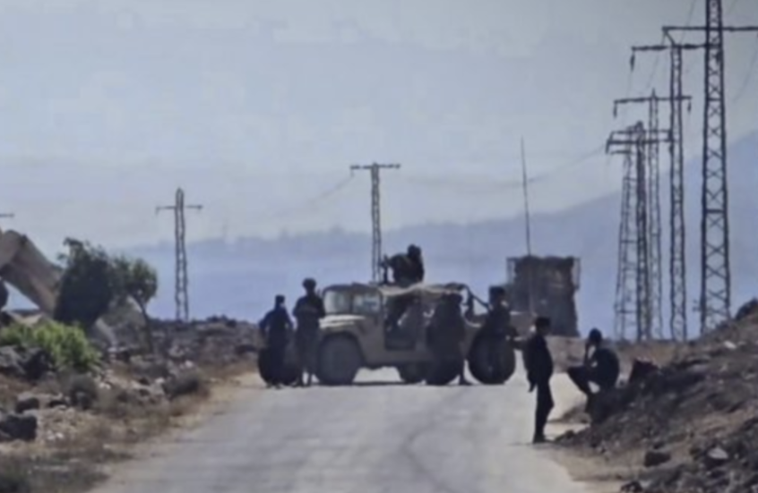 Israeli Forces Conduct Military Operation Near Saida Village in Southern Syria