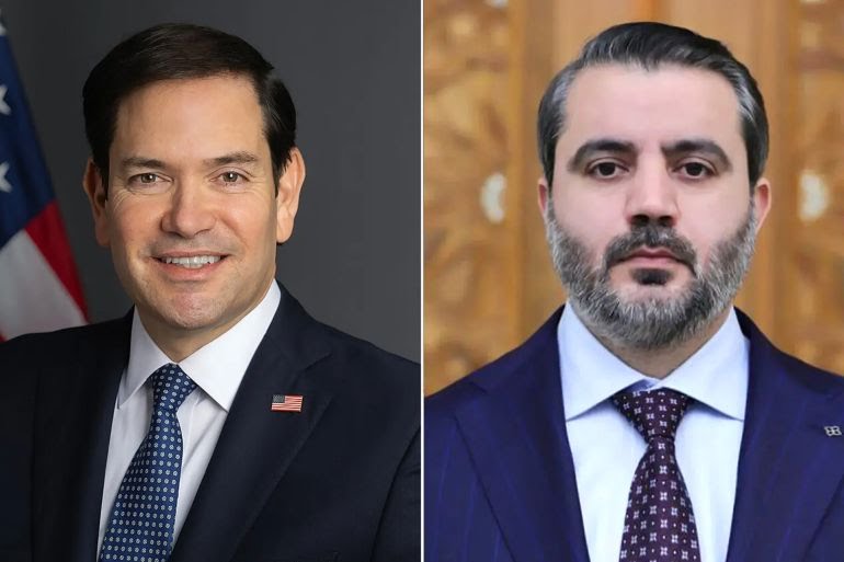 El-Shaibani discute con Rubio la revocación de la "Ley César" y el regreso al acuerdo de cese al fuego