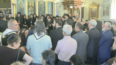 کلیسای مار الیاس در دمشق فرزندان خود را در مراسم تشییع قربانیان حمله تروریستی وداع گفت