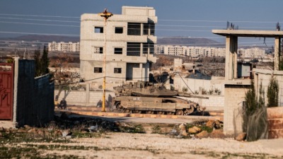 Israelische Eindringen in Al-Hamidiyah in Quneitra