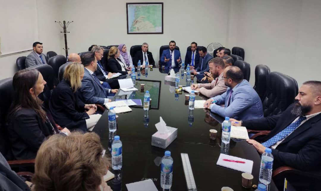 Réunion de haut niveau syro-européenne discutant des préparatifs pour les élections du Conseil populaire en Syrie