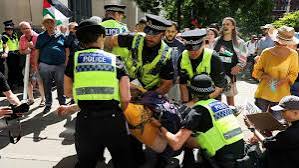 Britain .. Dozens of Supporters of the Banned "Palestine Action" Movement Arrested