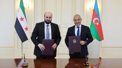 Unterzeichnung einer Partnerschaftsvereinbarung zwischen Syrien und dem aserbaidschanischen Unternehmen "Socar" zur Lieferung von Erdgas