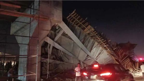 El colapso de un puente en construcción en Karbala causa la muerte de 3 personas y hiere a 6 más