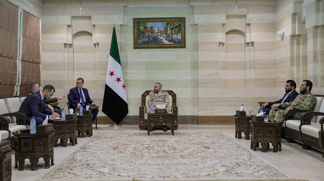 The Syrian Defense Minister discusses joint cooperation files with the Russian military attaché