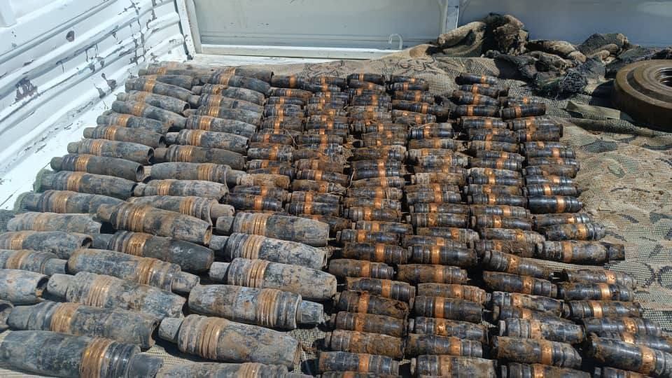 Internal Security Seizes More Than 150 Mines in Al-Mukharram, Homs Countryside