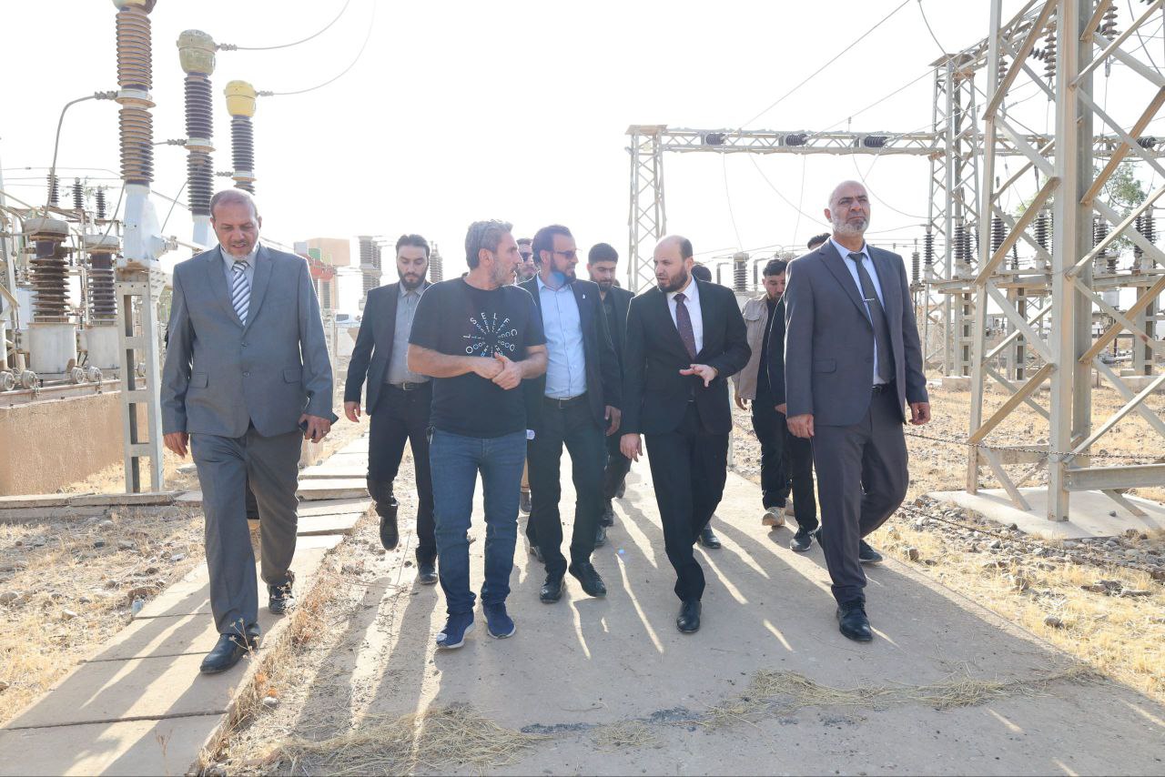 The Minister of Energy inspects water and electricity projects in Deir ez-Zor and confirms the continuation of rehabilitation plans