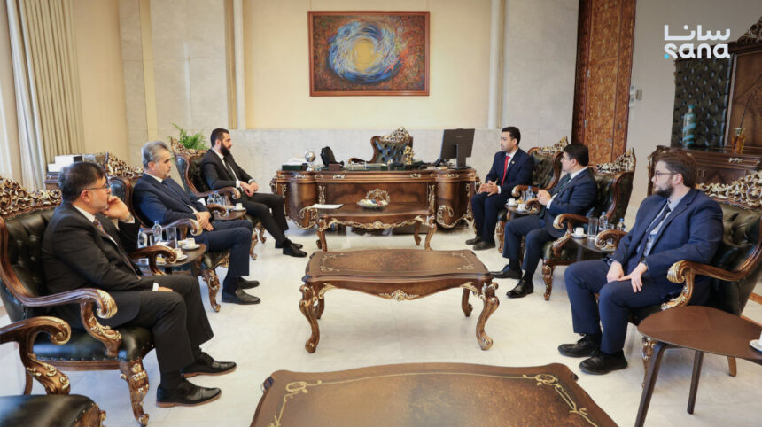 "President Al-Shara discusses with a global cancer expert enhancing the health sector and supporting cancer patients in Syria"