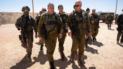 רמטכ"ל צה"ל נכנס לשטח הסורי וביקר במערכות החיילים