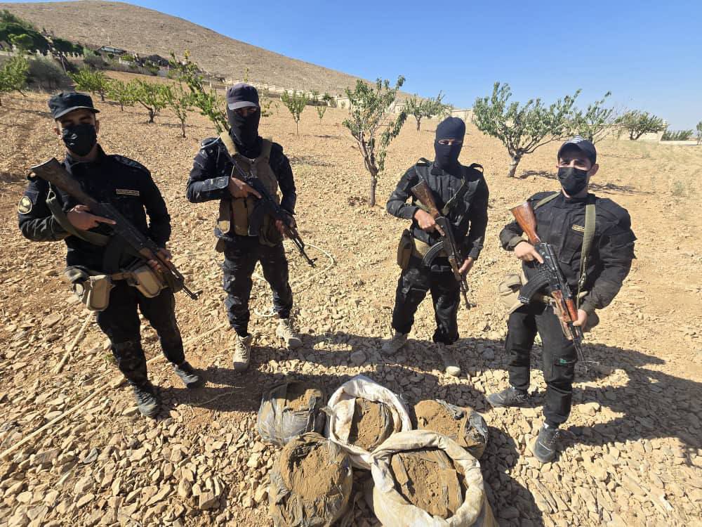 Ministerio del Interior de Siria: Se incautan 60 kilogramos de cannabis en la frontera libanesa