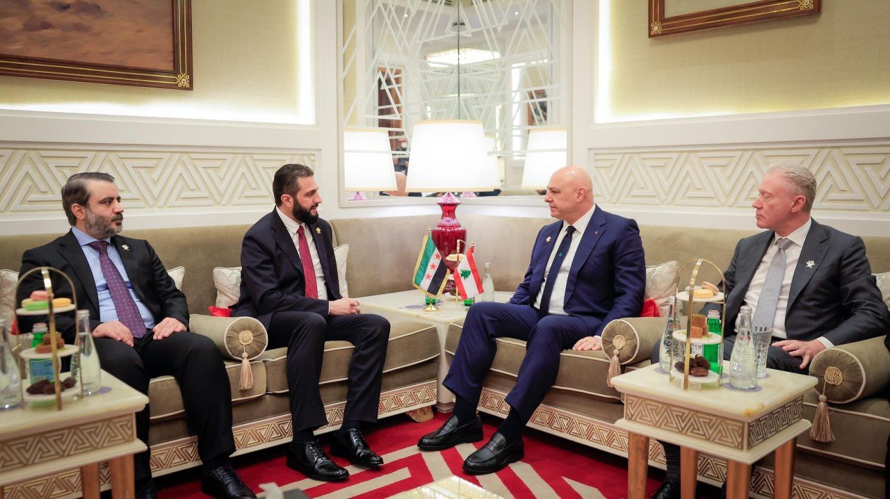 Syrian-Lebanese Meeting in Doha: President Ahmad al-Shara' Meets with General Joseph Aoun