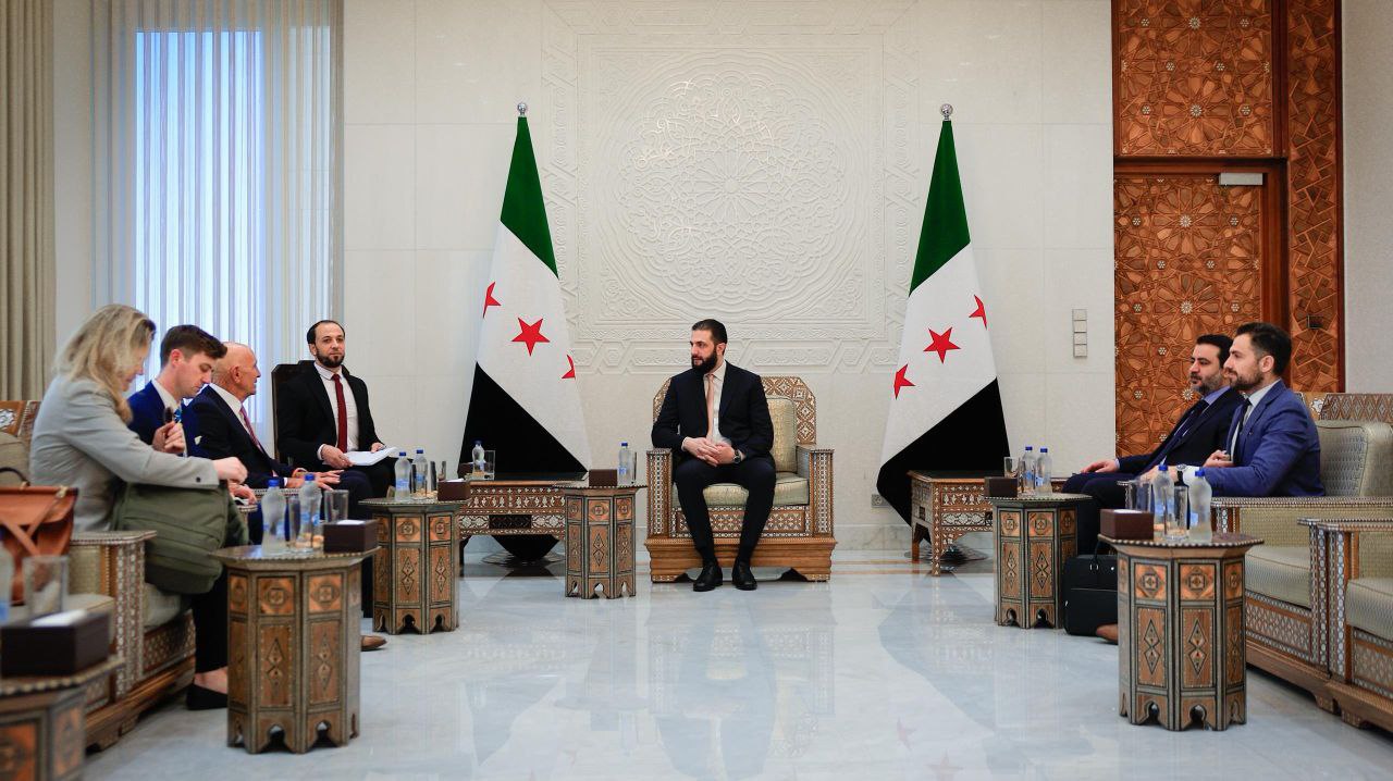 Al-Shara and Barak Discuss the Latest Political and Security Developments in Syria