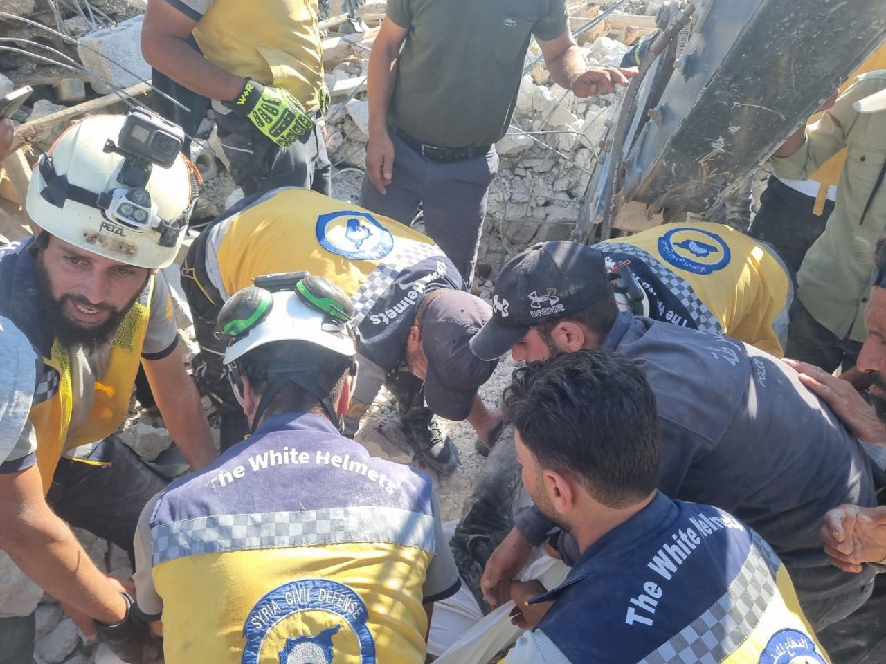 Collapse of a residential building in southern Aleppo countryside results in the death of three civilians