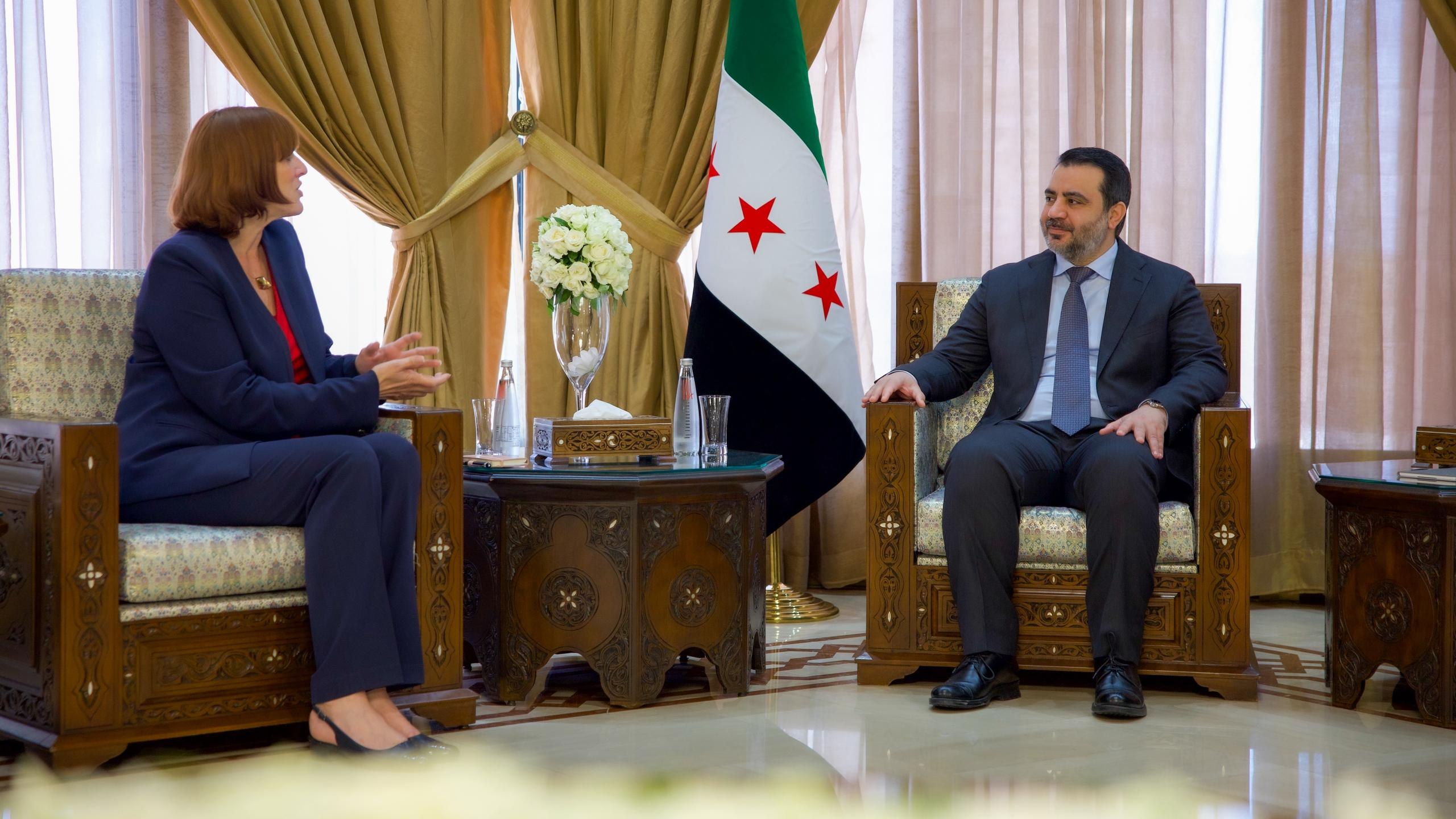 To discuss ways to enhance communication between the two countries.. Al-Shibani receives the Canadian Ambassador to Lebanon