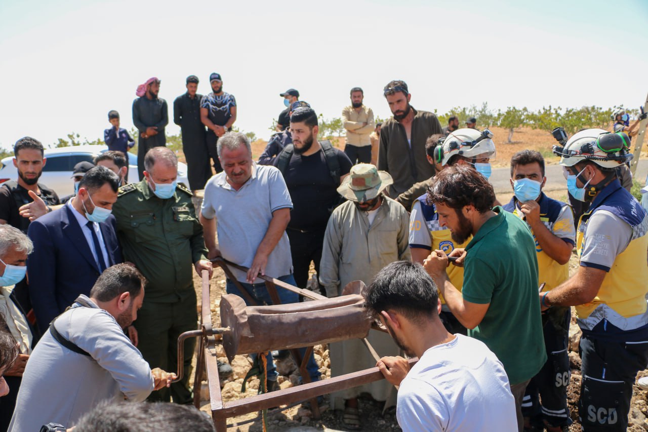 Discovery of Remains of 15 People Inside a Well in Rural Hama Believed to Have Died in One of the Regime's Massacres
