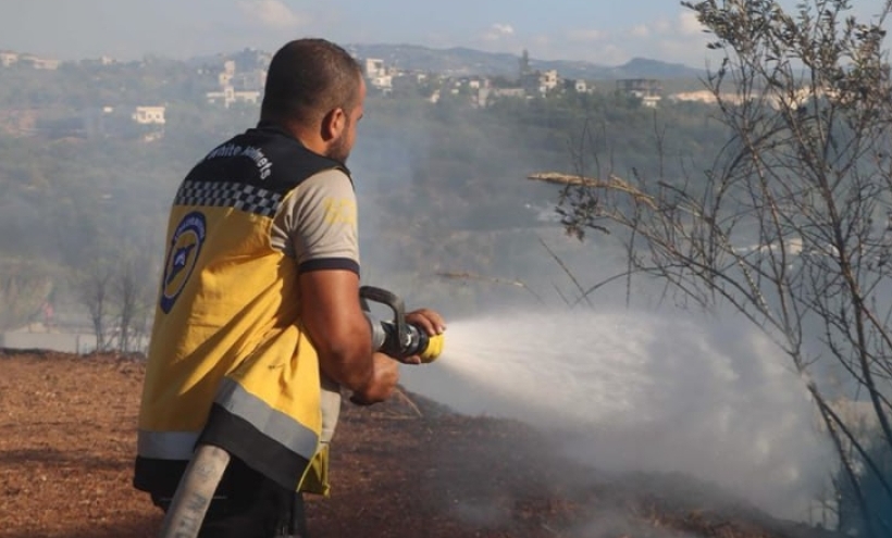 Latakia Under the Flames: Two Forest Fires in Qardaha and Haffa and Civil Defense Intervenes to Contain the Fires