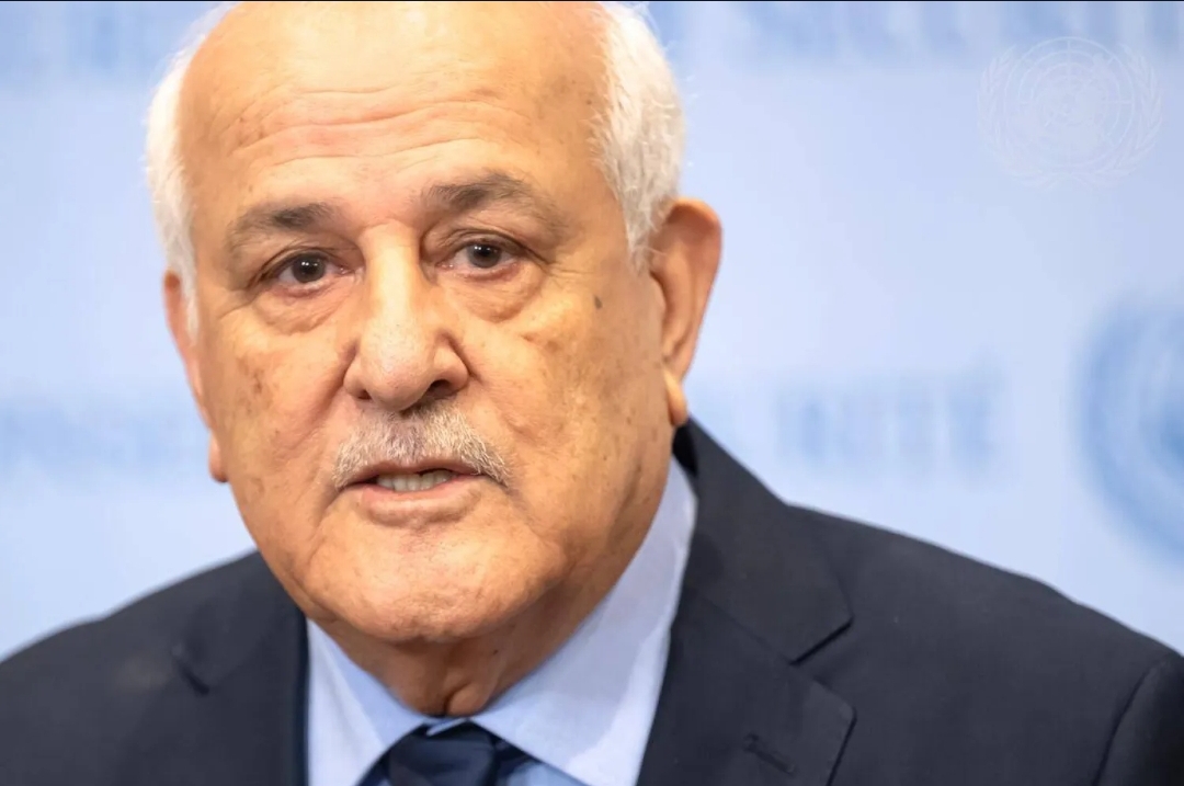 Riyad Mansour at the United Nations: Freedom is the Path to Peace and the Two-State Solution is the Historical Course