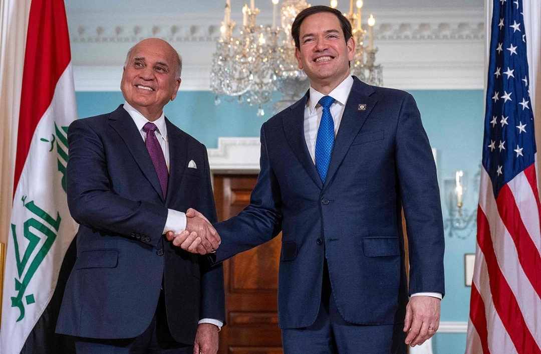 Washington accuses Iranian-backed militias of threatening the lives of Americans and Iraqis and looting the country's resources