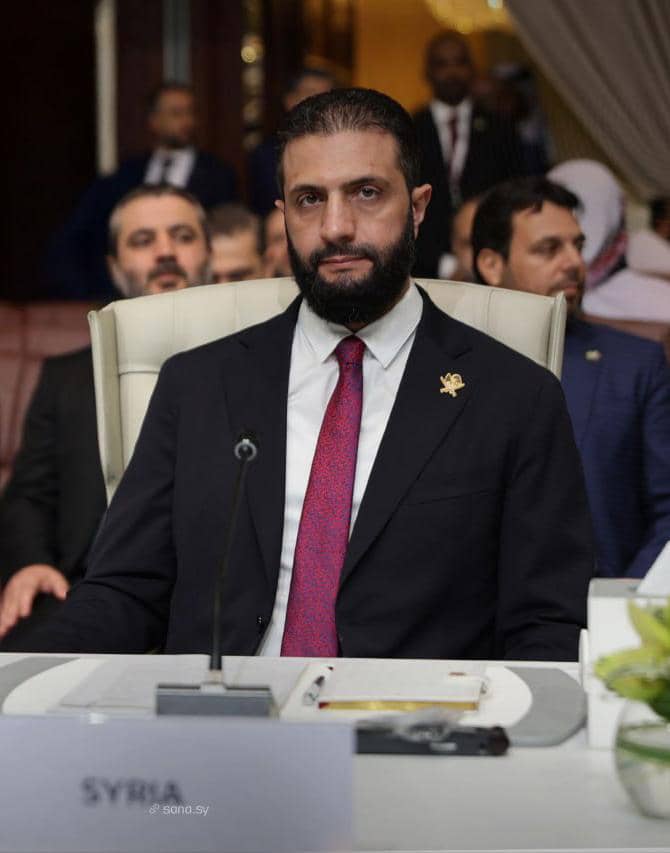 The law confirms Syria's support for Qatar against the "brutal Israeli aggression" at the conclusion of the extraordinary Doha summit