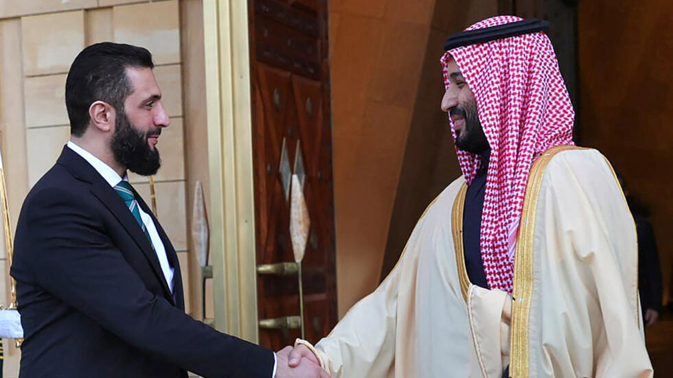 Agency: Phone Call Between Al-Shar'a and Bin Salman to Discuss Recent Events in Syria