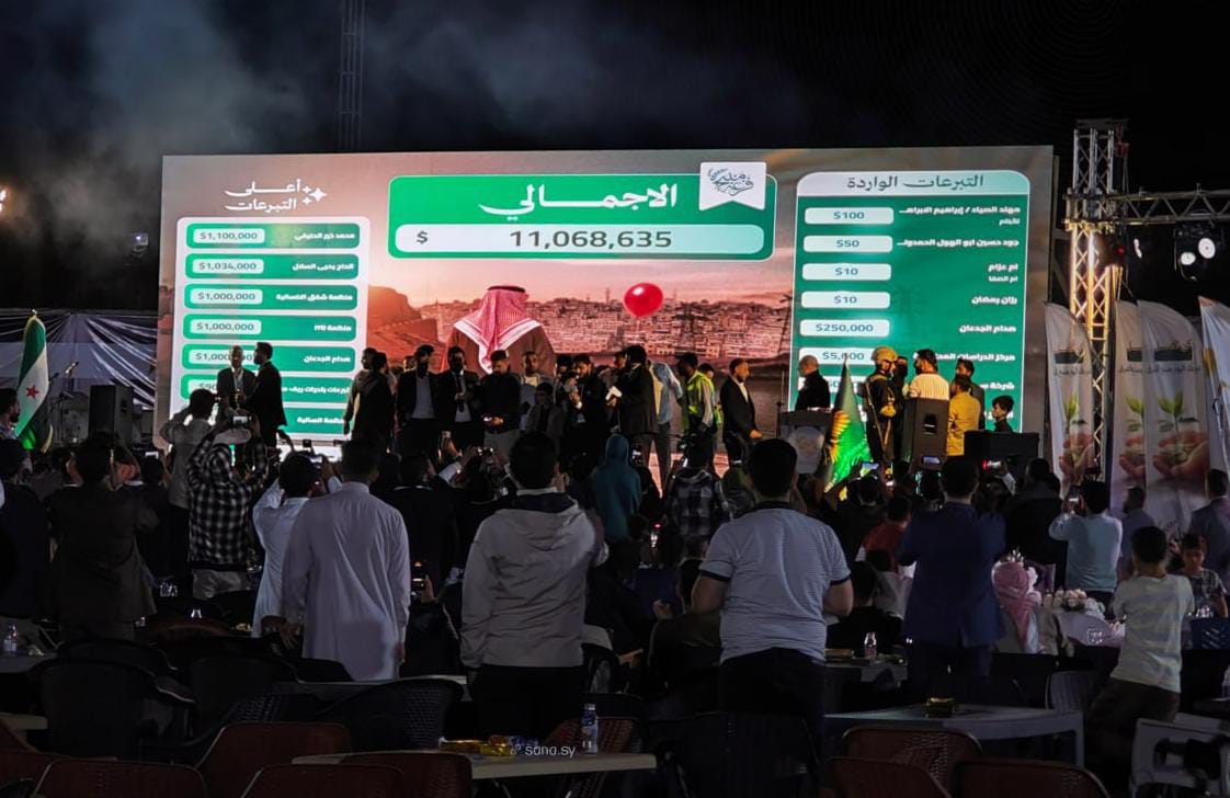 The "Manbij Rescue" Community Campaign Raises Over $11 Million for the Reconstruction of Eastern Aleppo