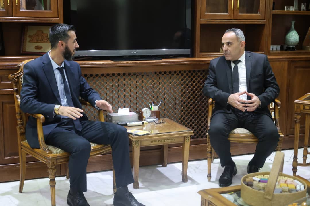 وزير الزراعة السوری یبحث مع هیئة التخطیط سبل التعاون في بناء منظومة إحصائیة للقطاع الزراعی