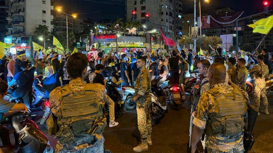 The Lebanese Army warns of "unmeasured movements" threatening security after rallies by Hezbollah supporters