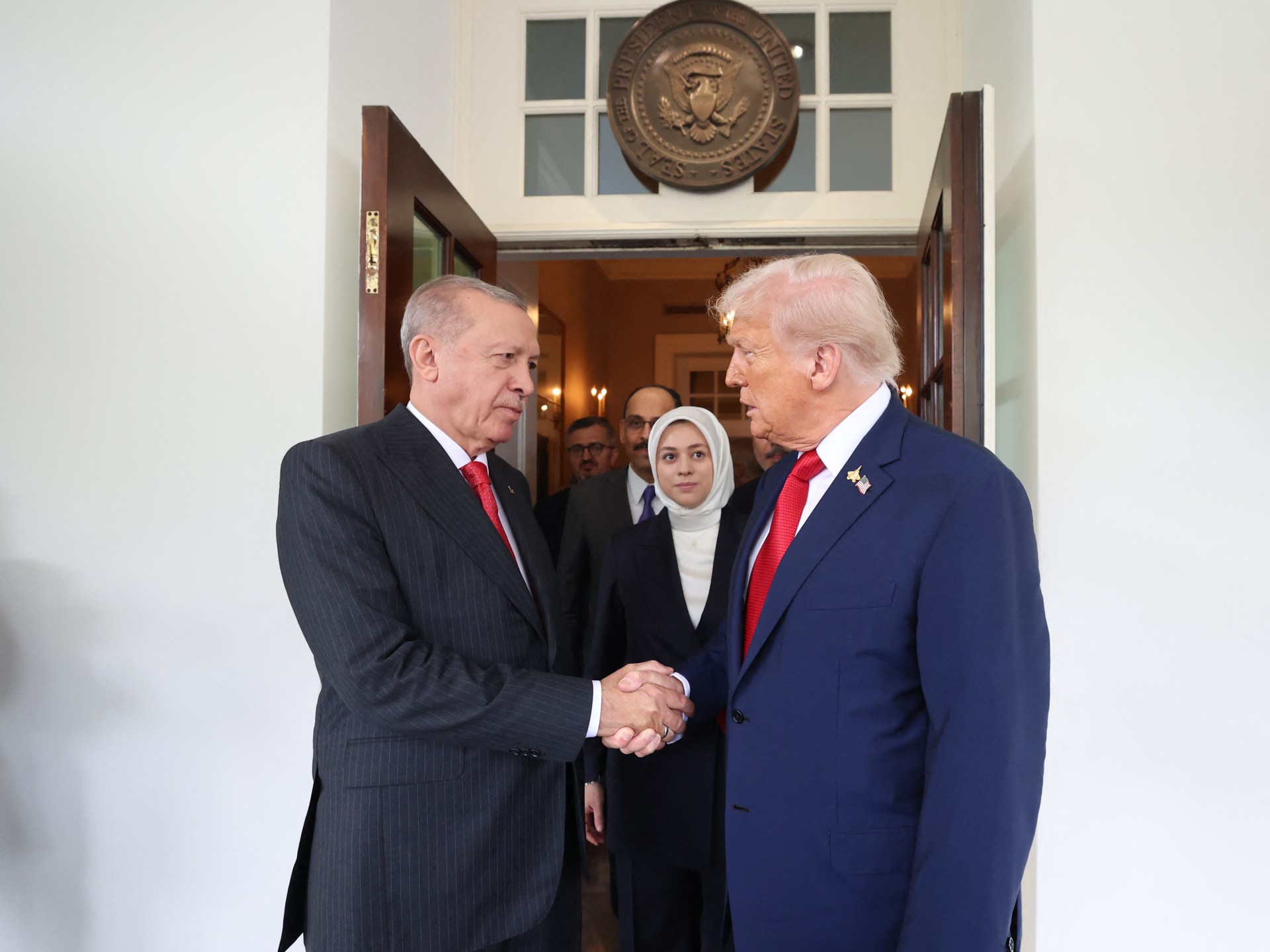 اتصال هاتفي بين أردوغان وترمب يبحث العلاقات الثنائية والوضع في غزة