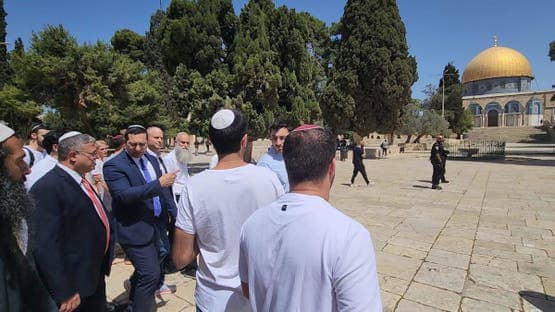 Ben Gvir Leads Provocative March at Al-Aqsa and Calls for the Reoccupation of Gaza Amid Unprecedented Escalation