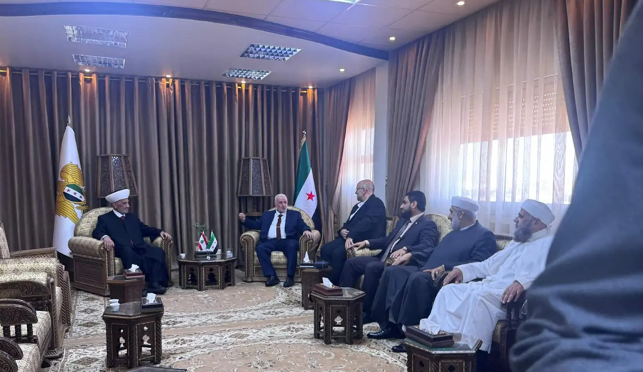 مفتی لبنان دمشق را سفر کرد و با همتای سوری خود دیدار کرد